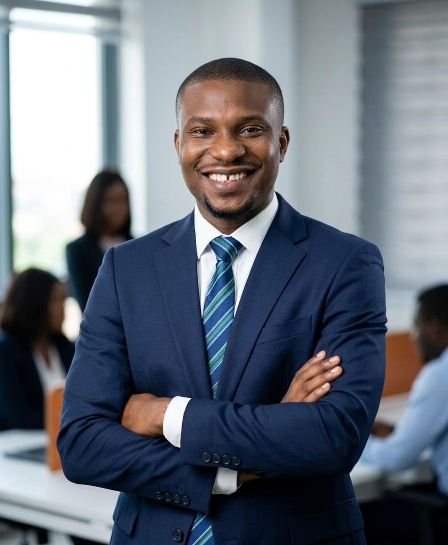 Njoku Godstime at work